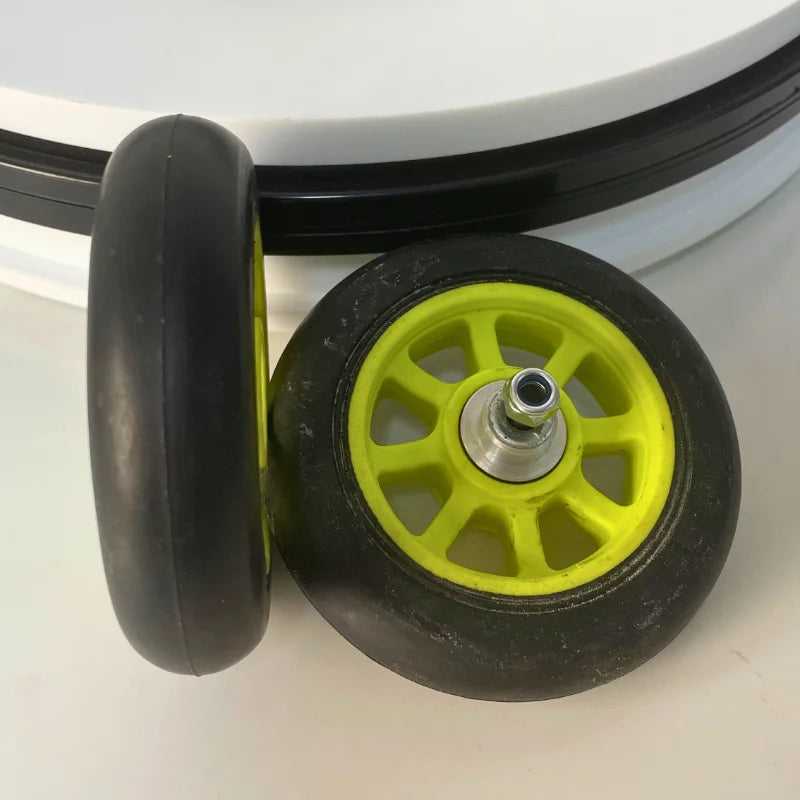 ACTAMID Nordic Rollerskic Replace Nylon Wheel 100X24MM MEDIUM SPEED INLINE SKATE WHEELS polyurethane wheels For Training.