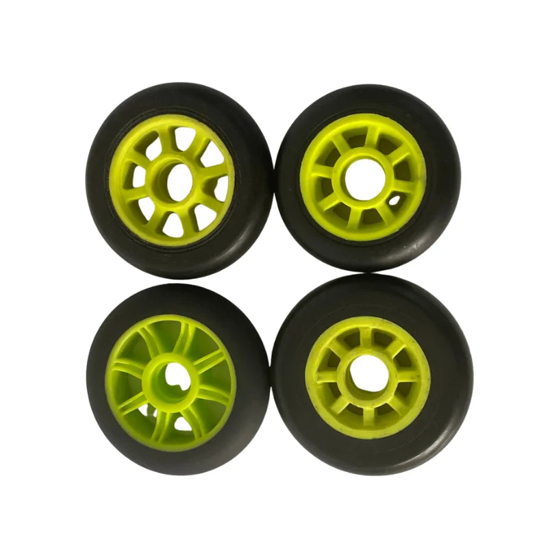 ACTAMID Nordic Rollerskic Replace Nylon Wheel 100X24MM MEDIUM SPEED INLINE SKATE WHEELS  polyurethane wheels For Training.